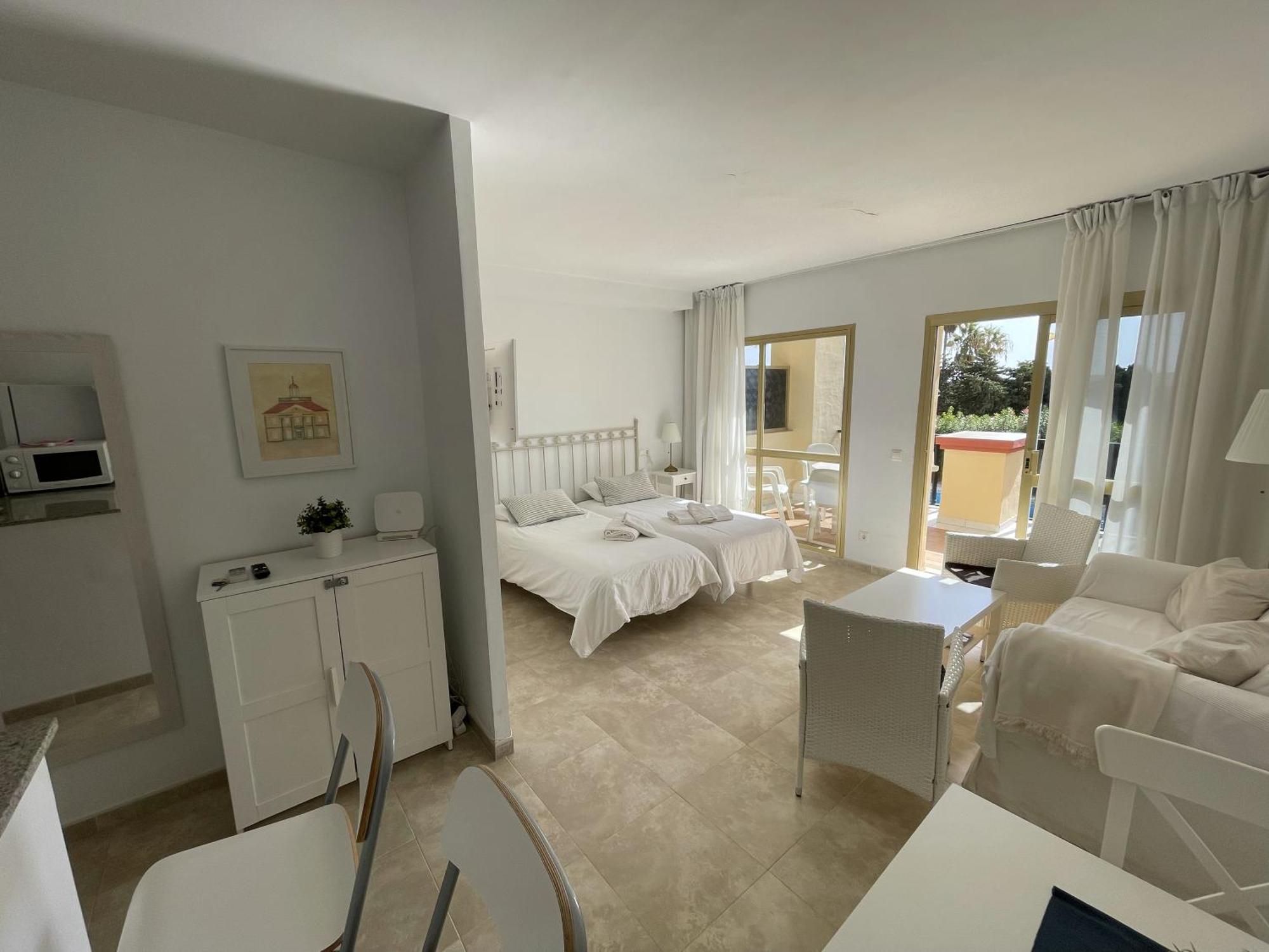 Estudio Primera Linea 50 Mtrs Playa. Fibra 600Mb Marbella Kültér fotó