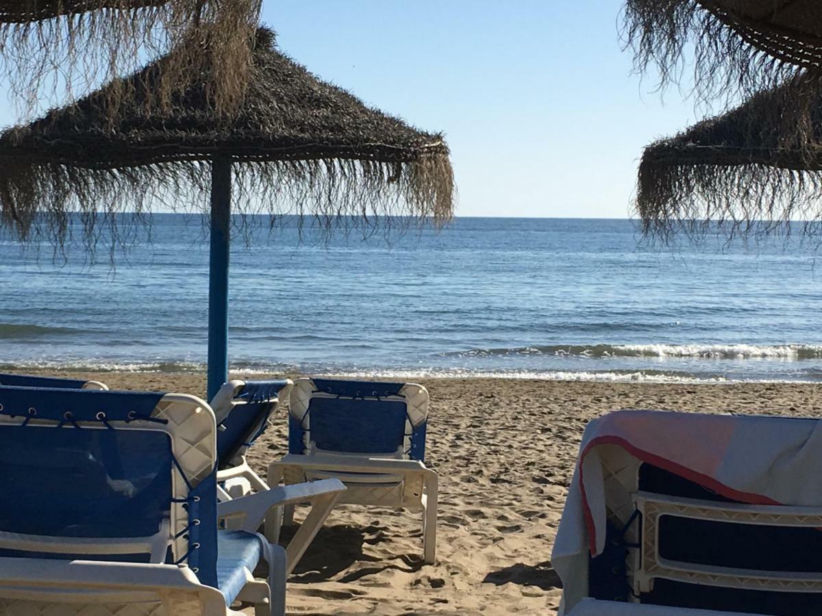 Estudio Primera Linea 50 Mtrs Playa. Fibra 600Mb Marbella Kültér fotó